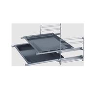 Bosch HEZ438201 Accessoire pour four-système de tiroir - 2 tiroirs télescopique-acier inoxydable