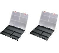 Bosch Home and Garden 1600A019CG Boîte de couvercle (pour boîte de rangement Systembox) Gris (Lot de 2)