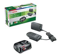 Bosch Home and Garden BPA Starter Set Batterie 18 V et chargeur 2,5 Ah avec emballage en carton
