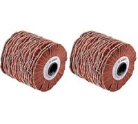Bosch Home and Garden Cylindre abrasif - Accessoires pour PRR 250 ES (largeur 60, grain 80) Rouge (Lot de 2)