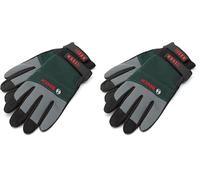 Bosch Home and Garden F016800292 Gants de jardinage taille L Vert/Noir/Gris (Lot de 2)
