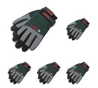Bosch Home and Garden F016800314 Gants de jardinage taille XL Vert/Noir/Gris (Lot de 5)