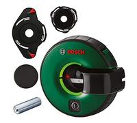 Bosch Home and Garden Laser lignes 2 en 1 Atino de Bosch avec mètre ruban intégré (alignement horizontal ou vertical grâce à une fixation facile sur des surfaces rugueuses ou lisses)