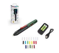 Bosch Stylo à colle sans fil Gluey Evergreen – 20 bâtonnets, vert foncé, sous carton