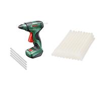 Bosch Home and Garden Pistolet à colle sans fil Bosch - PKP 3,6 LI (livré avec 4 bâtons de colle et un chargeur USB) + Lot de 30 bâtons de colle Ultra