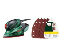 Bosch Home and Garden Ponceuse Multi Bosch PSM 100 A + Lot de 25 abrasifs (différents matériaux, grain 40/80/120/180)