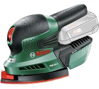 Bosch Home and Garden Ponceuse multi sans-fil - PSM 18 LI (Livré sans batterie ni chargeur, avec 3 feuilles abrasives G 80, G 120, G 160) Vert