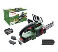 Bosch Home and Garden sans fil Tronçonneuse avec batterie, avec étrier de