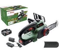 Bosch Home and Garden sans fil Tronçonneuse avec batterie, avec étrier de protection Longueur de lame 200 mm