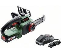 Bosch Home and Garden sans fil Tronçonneuse sans batterie, avec étrier de protection Longueur de lame 200 mm