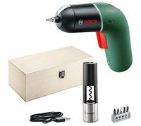 Bosch Home and Garden Tournevis visseuse sans fil Bosch - IXO VI Vino (livré avec chargeur (USB), 10 embouts de vissage et adaptateur tire bouchon)