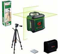 Bosch Home and Garden UniversalLevel 360 Set Laser en croix avec sacoche, avec laser à 360°, autonivelant, Laser vert