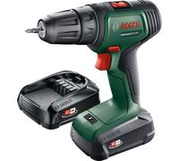 Bosch UniversalDrill 18V : Perceuse-Visseuse 18V, 1.5Ah, 440-1450 tr/min, 2 vitesses, Couple 40Nm, Mandrin 10mm Sans atterie & Chargeur inclus