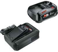 BOSCH Home & Garden 1600A031T4 BOSCH Home & Garden Werkzeugakku mit Ladegerät 2,5 Ah + AL 1830CV Li-Ion 2.5 Ah