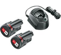Bosch Kit de démarrage 12V 1600A01L3E – 2 batteries 1,5 Ah et GAL 1210 CV
