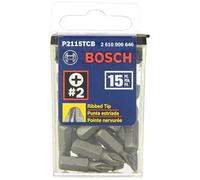 Bosch Impact Tough Phillips P2115TCB Lot de 15 embouts cruciformes 2,5 cm