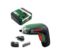 Bosch IXO 8 Visseuse sans fil (incl. adaptateurs d'angle et excentré, jeu de 10 embouts et batterie, en boîte de rangement)