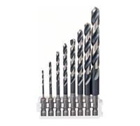Bosch Jeu de forets hélicoïdaux Bosch HSS Twist Drill Control avec tige hexagonale 8 pièces 2 - 10 mm Quantité:1