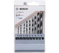 Bosch Coffret de 9 forets hexagonaux HSS PointTeQ, 2 - 8 mm. Pour perceuses visseuses Bosch Quantité:1