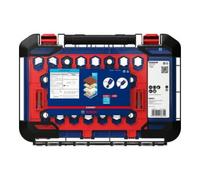 Coffret 11 scies à trépans Expert carbure Construction Material - Diam. 20 à 76 mm - 15 Pièces - BOSCH - 2608900489