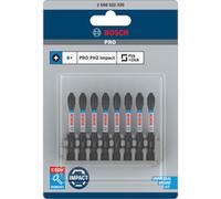 Bosch "Jeu d''embouts de vissage PRO Impact Control PH2, 8 pièces, Set d''embouts de vissage"