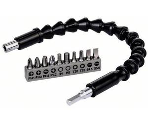 BOSCH Kit 11 pieces, embouts de vissage et extension flexible en plastique 2608522377