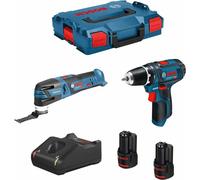 BOSCH Kit 12V B12GSRGOP2bat3a-40 (GSR 12V-15 + GOP 12V-28 + 2 x 3.0 Ah + GAL12V-40 + L-Boxx 102)