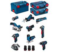 BOSCH Kit 12V BMK9-28BD3 (GSR 12V-15+GDR 12V-105+GKS 12V-26+GWS 12V-76+GST 12V-70+GOP 12V-28+GSA 12V-14+GWB 12V-10+GLI 12V-80)