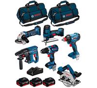 BOSCH Kit 18V BK602BAG (GDX 18V-180+GBH 18V-21+GKS 18V-57+GST 18V-LI S+GWS 18-125V-LI+GSR 18V-60 C+ 3x5,0Ah+GAL18V-40+2 sacs)