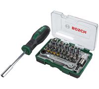 BOSCH Kit 27 pieces, assortiment d'embouts de vissage et tournevis manuel 2607017331