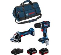 BOSCH Kit BK2017BAG (GSB 18V-90 C + GWS 18V-7 + 2 x 5.0 Ah + GAL18V-40 + HDBAG)