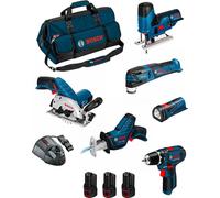 BOSCH Kit BMKB6-28CD3 (GSR 12V-15 + GKS 12V-26 + GST 12V-70 + GOP 12V-28 + GSA 12V-14 + GLI 12V-80 + 3x2.0 Ah +GAL1230CV +HDBAG)