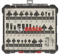 BOSCH Kit de 30 fraises mixtes a queue de 1/4" 2607017476