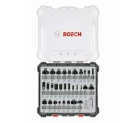 BOSCH Kit de 30 fraises mixtes a queue de 8 mm 2607017475
