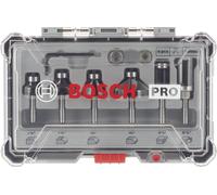 BOSCH Kit de 6 fraises a araser et de bordage a queue de 1/4" 2607017470