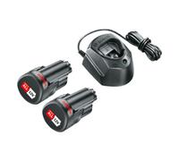 Bosch Kit de démarrage Bosch : 2 x PBA 12V, 1,5 Ah Batterie O-A et chargeur GAL 1210 CV Quantité:1