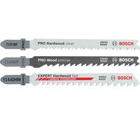 Bosch Jeu de lames pour scie sauteuse JSB Wood – 15 pièces pour bois