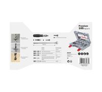 Bosch Kit perceuse et visseuse Bosch Premium X-Line, 105 pièces Quantité:1