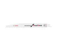 Bosch Lames de scie-sabre S 3456 XF Progressor pour bois et métal 200 mm lot de 2