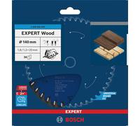 BOSCH Lame de scie circulaire EXPERT Wood, 140 x 1,8/1,3 x 20 mm, T36 2608644009