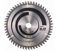 BOSCH Lame de scie circulaire Multi Material 190 x 20/16 x 2,4 mm; 54 2608640508