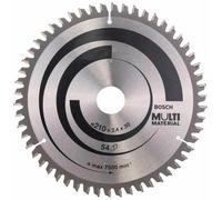 BOSCH Lame de scie circulaire Multi Material 210 x 30 x 2,4 mm; 54 2608640511