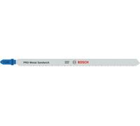 Bosch Lame de scie sauteuse PRO Metal Sandwich T718BF 180 mm, 5 pièces