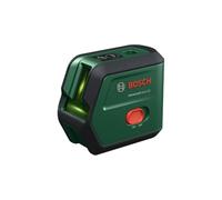 Bosch laser lignes AdvancedLevel 2G (croix laser auto-nivelante, laser vert, batterie Lithium-Ion 3,6 V avec prise de charge USB-C intégrée, dans boîte carton)