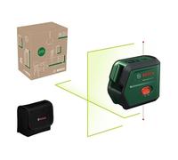 Bosch laser lignes AdvancedLevel 2G (croix laser auto-nivelante, laser vert, batterie Lithium-Ion 3,6 V avec port de charge USB-C intégré, dans boîte en carton e-commerce)