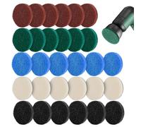 Bosch Lot de 30 embouts pour brosse universelle Bosch Home/Garden 6033 avec batterie Bosch Home/Garden 6033 (5 styles de brosse à tampon)
