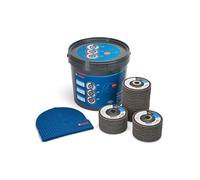 Bosch 061599765W Jeu De Disques À Lamelles 40 Pièces - 125mm + Capuchon