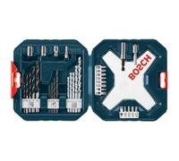 BOSCH MS4034 Jeu de perçage et de tournevis 34 pièces avec caisse incluse pour applications sur le bois, le métal et la maçonnerie