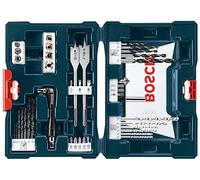 BOSCH MS4041 Kit de perçage et de tournevis 41 pièces avec étui inclus pour applications dans le bois, le métal, la maçonnerie