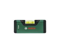Bosch Niveau à bulle 12 cm 1600A032V4 – corps aluminium, fiole fluorescente, softgrip, rainure en V